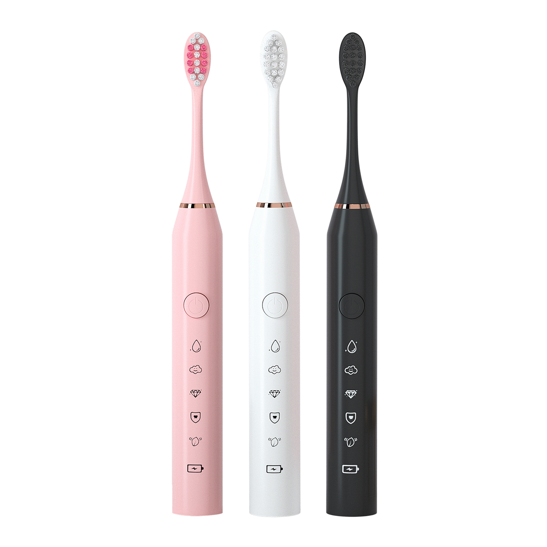 Electric Toothbrush With 4pcs Toothbrush